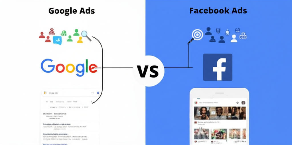 Google Ads vs Facebook Ads: La Guía Definitiva Para 2025